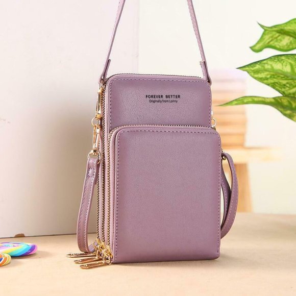 Crossbody Phone Purse Touch Screen Bag 3 Tiers - Multiple Colors - Picture 12 of 16